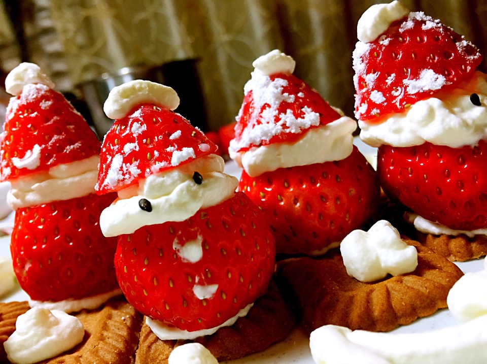 草莓圣诞老人、圣诞雪人