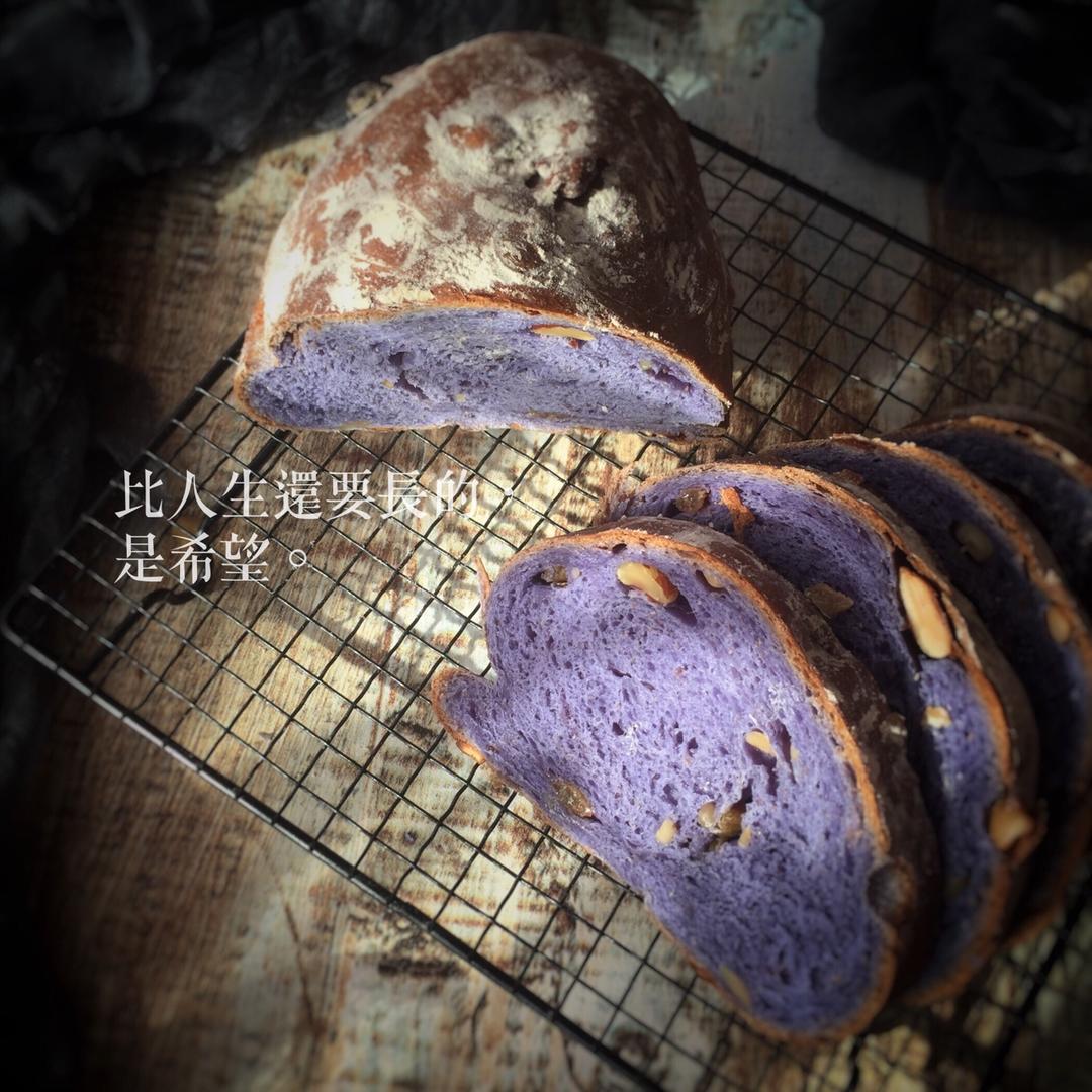 星空面包（蝶豆花天然色素）