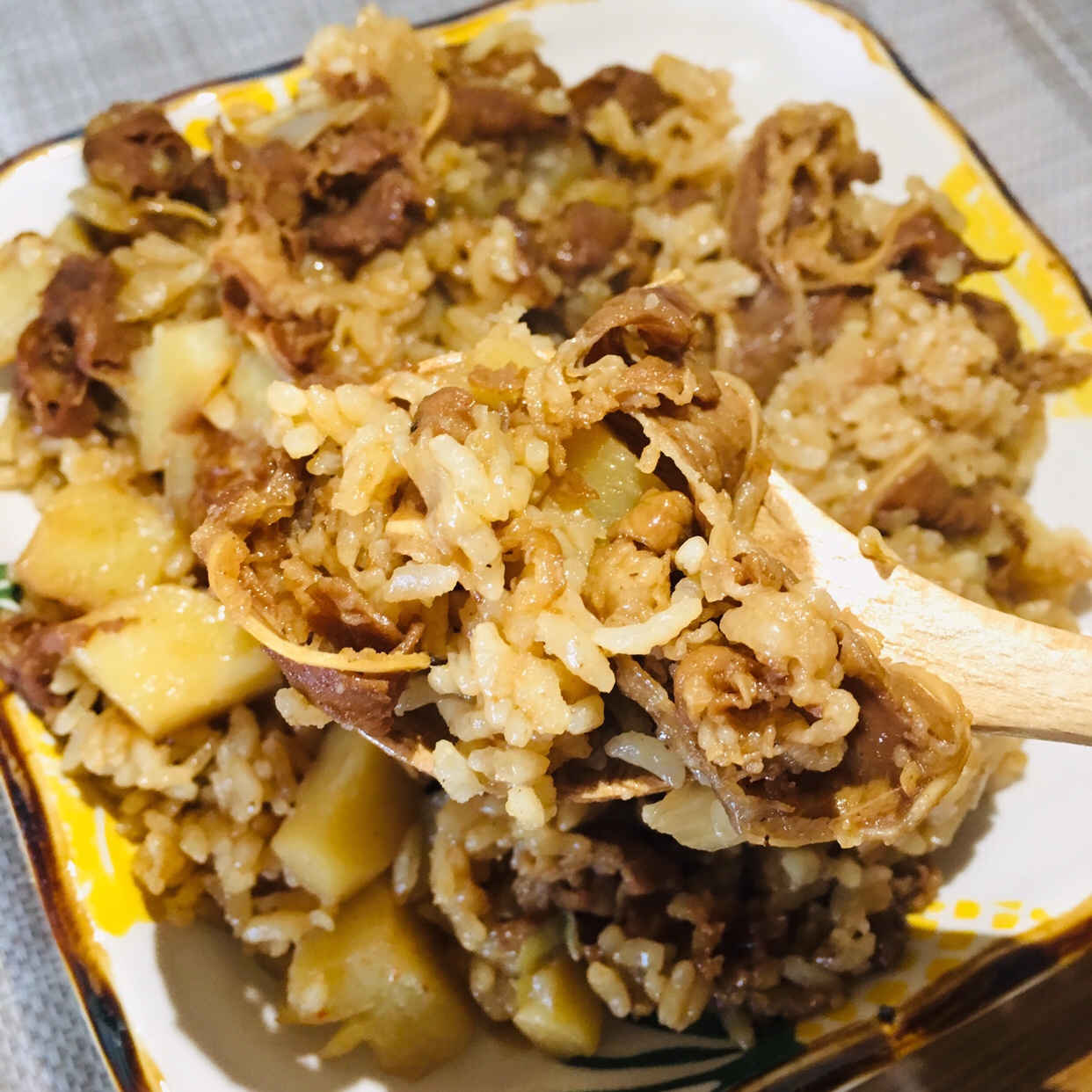 土豆牛肉卷焖饭（电饭煲）的做法 步骤14