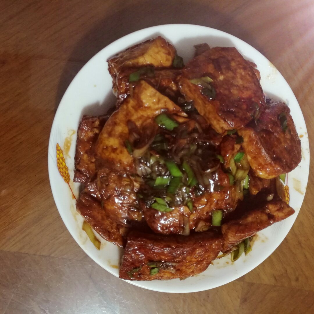 蚝油嫩豆腐