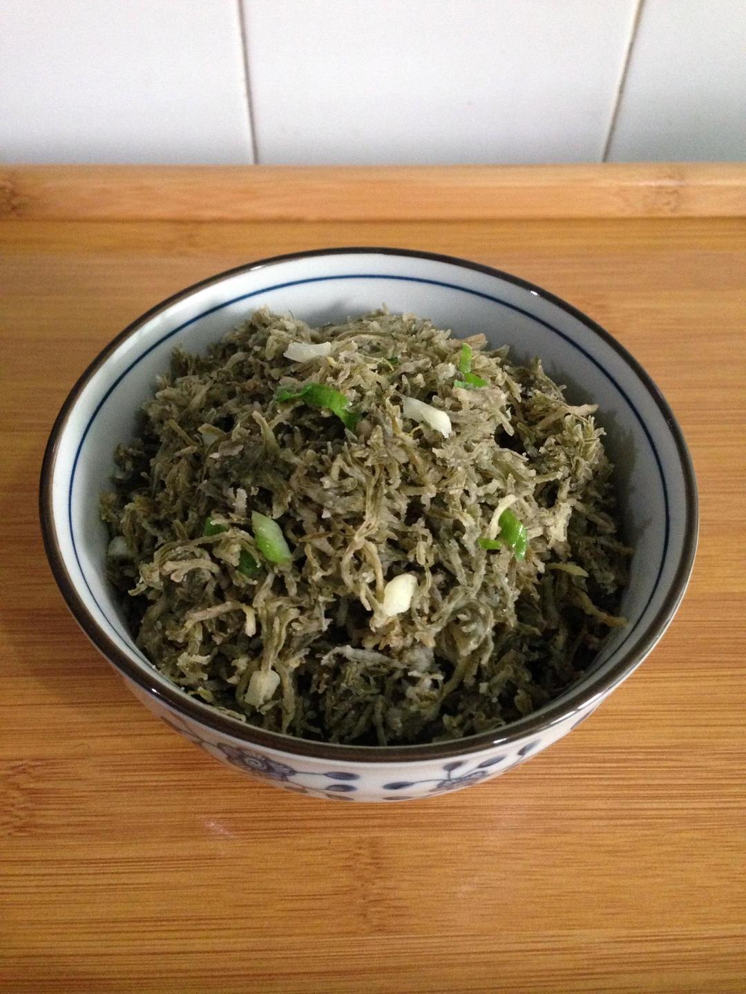 白蒿麦饭的做法