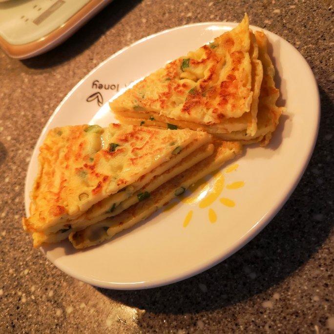 葱花鸡蛋饼