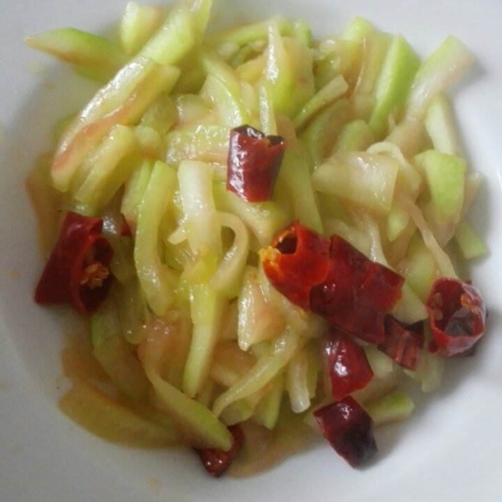 清炒西瓜皮