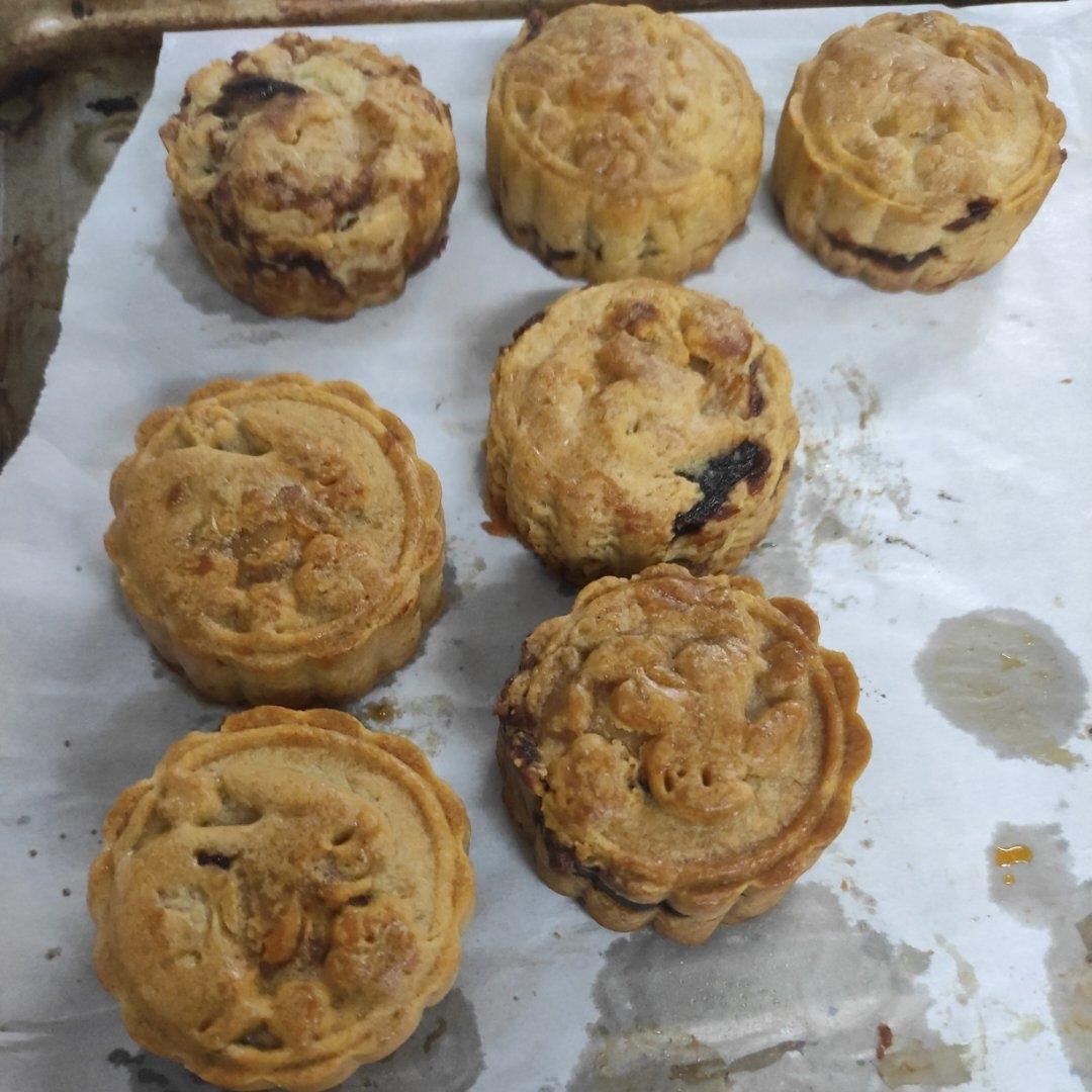 不需要转化糖浆的「老式酥皮🥮月饼」