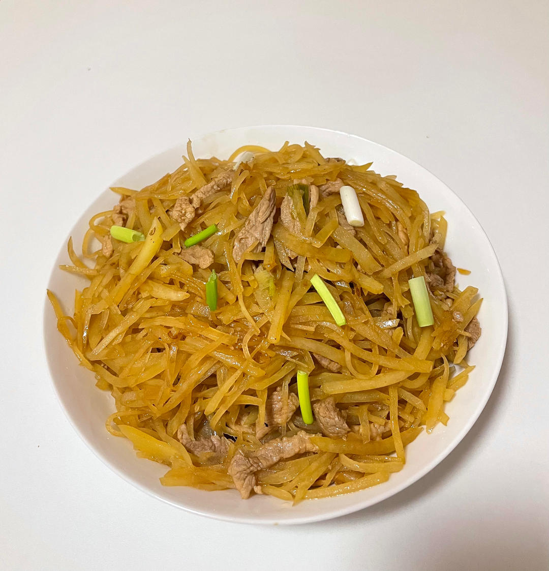 土豆丝炒肉