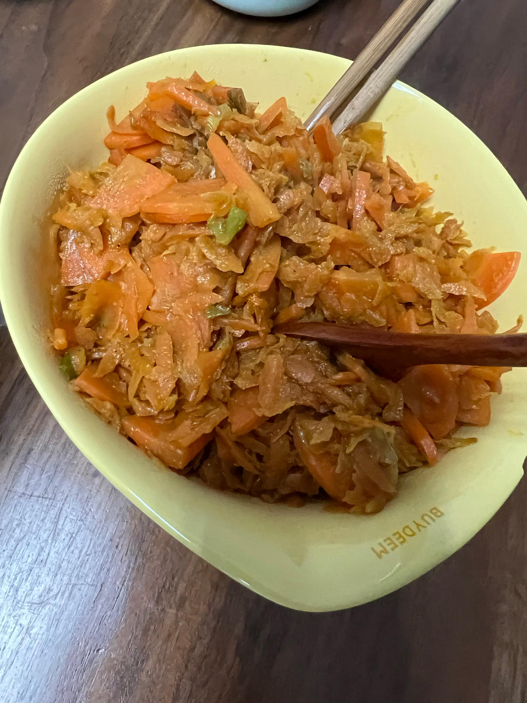 香炒胡萝卜丝（勾氏私房菜）