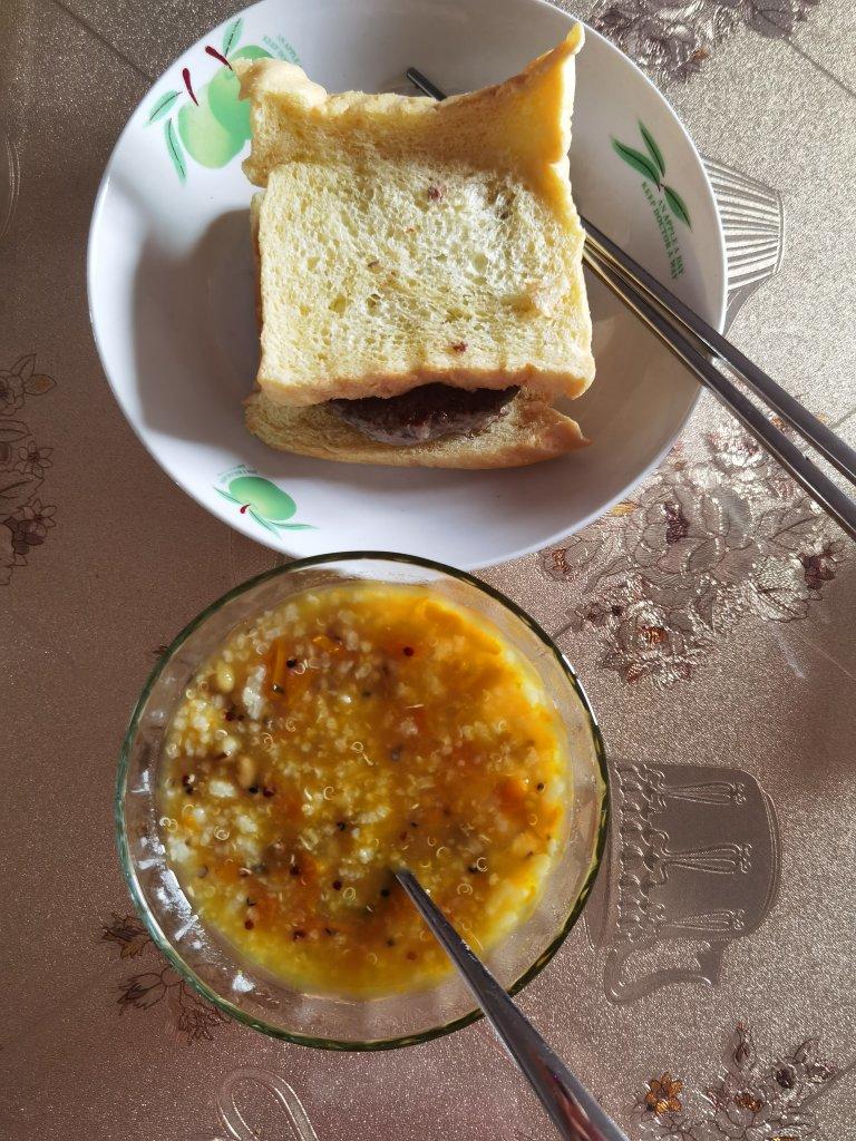 冷冻吐司片复烤