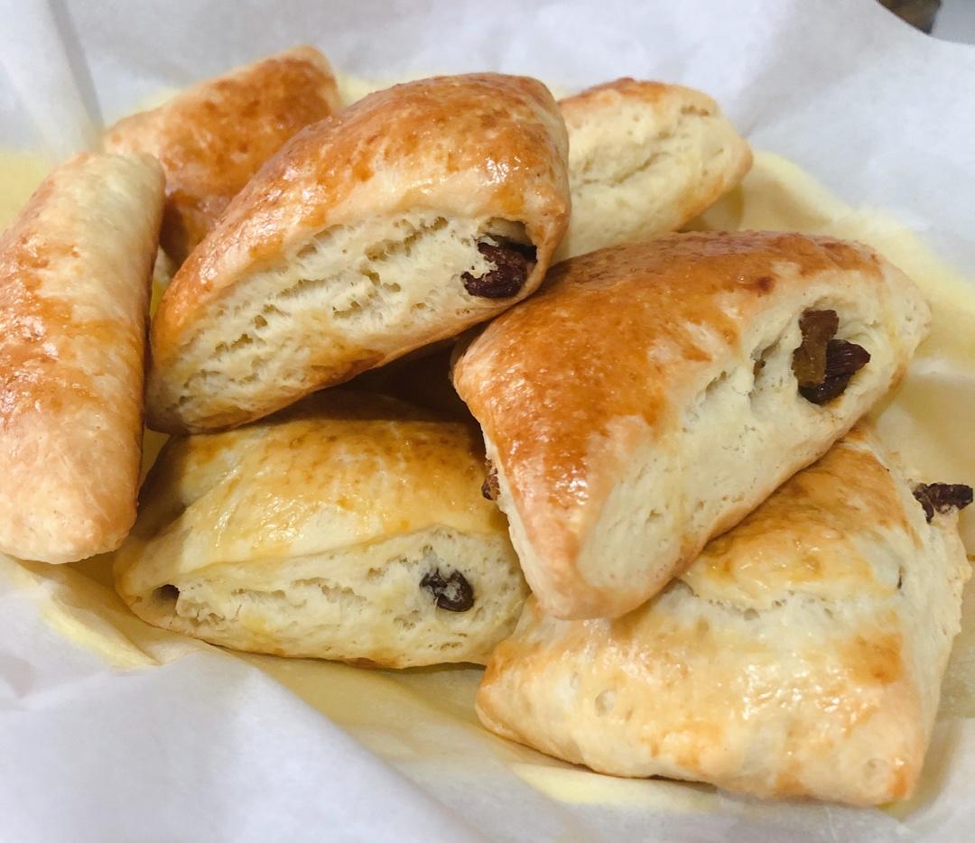 葡萄干司康（酵母版）