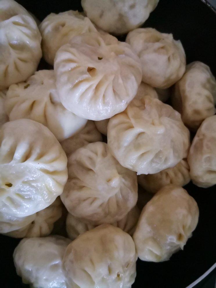 猪肉圆白菜包子馅。