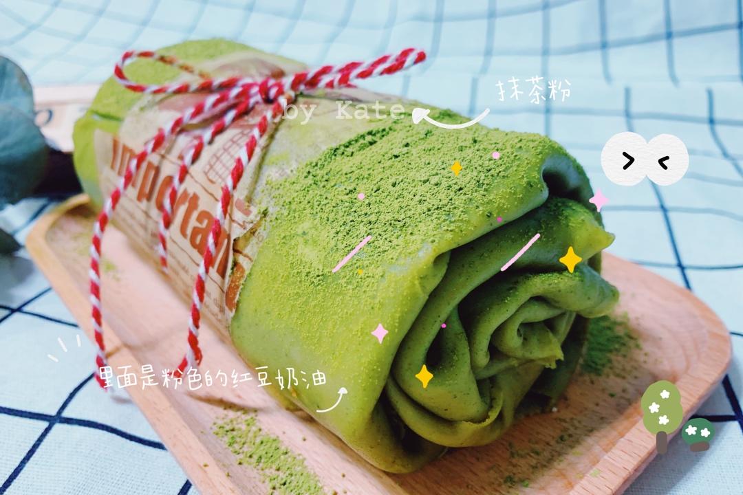 千层毛巾卷，原味、抹茶、巧克力三种口味