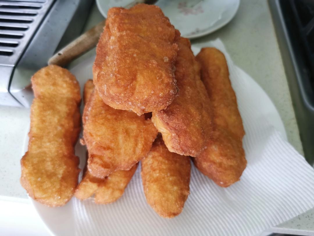 快手早餐～自制油条（酵母版，不含泡打粉、膨松剂）