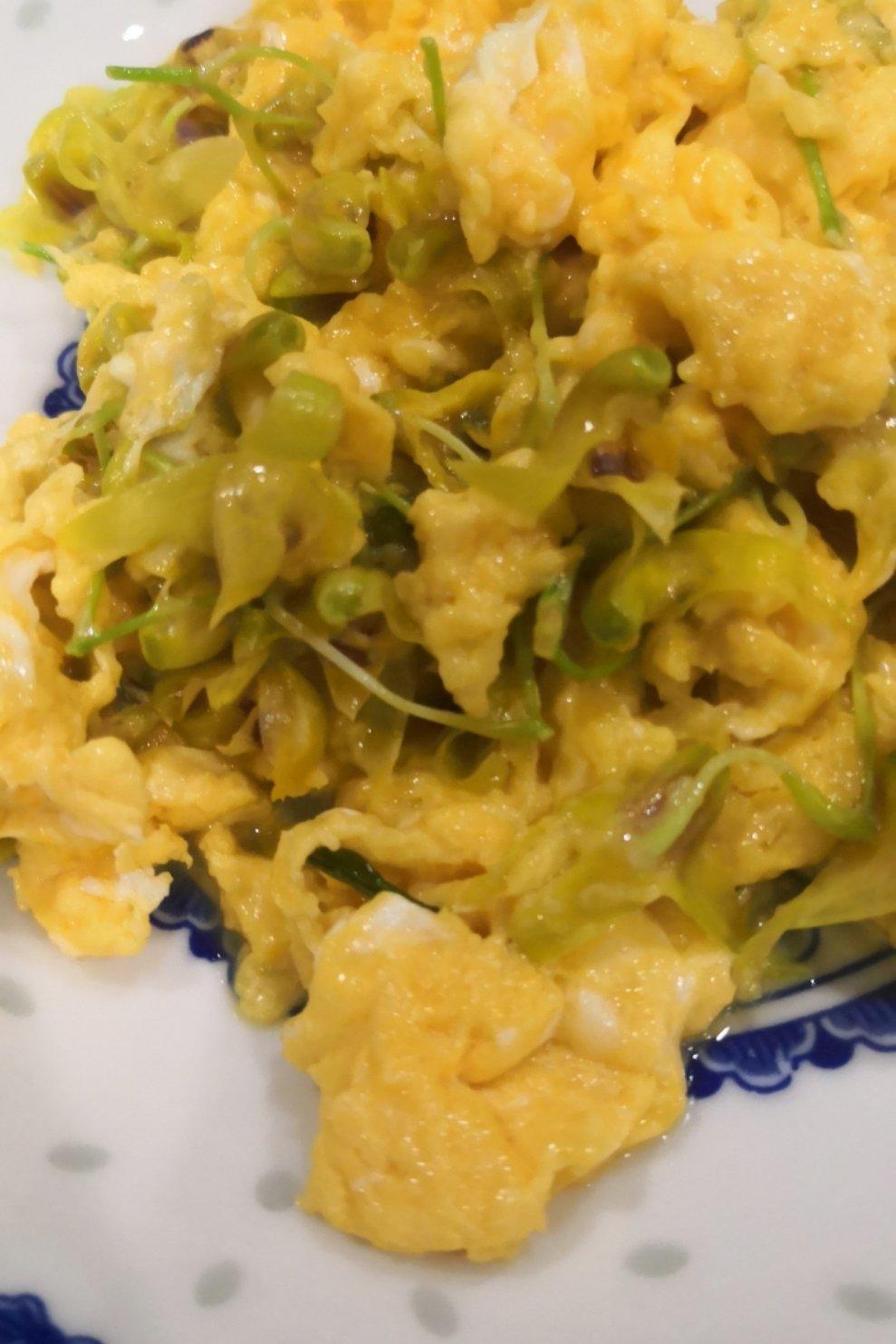 铁皮石斛花炒鸡蛋