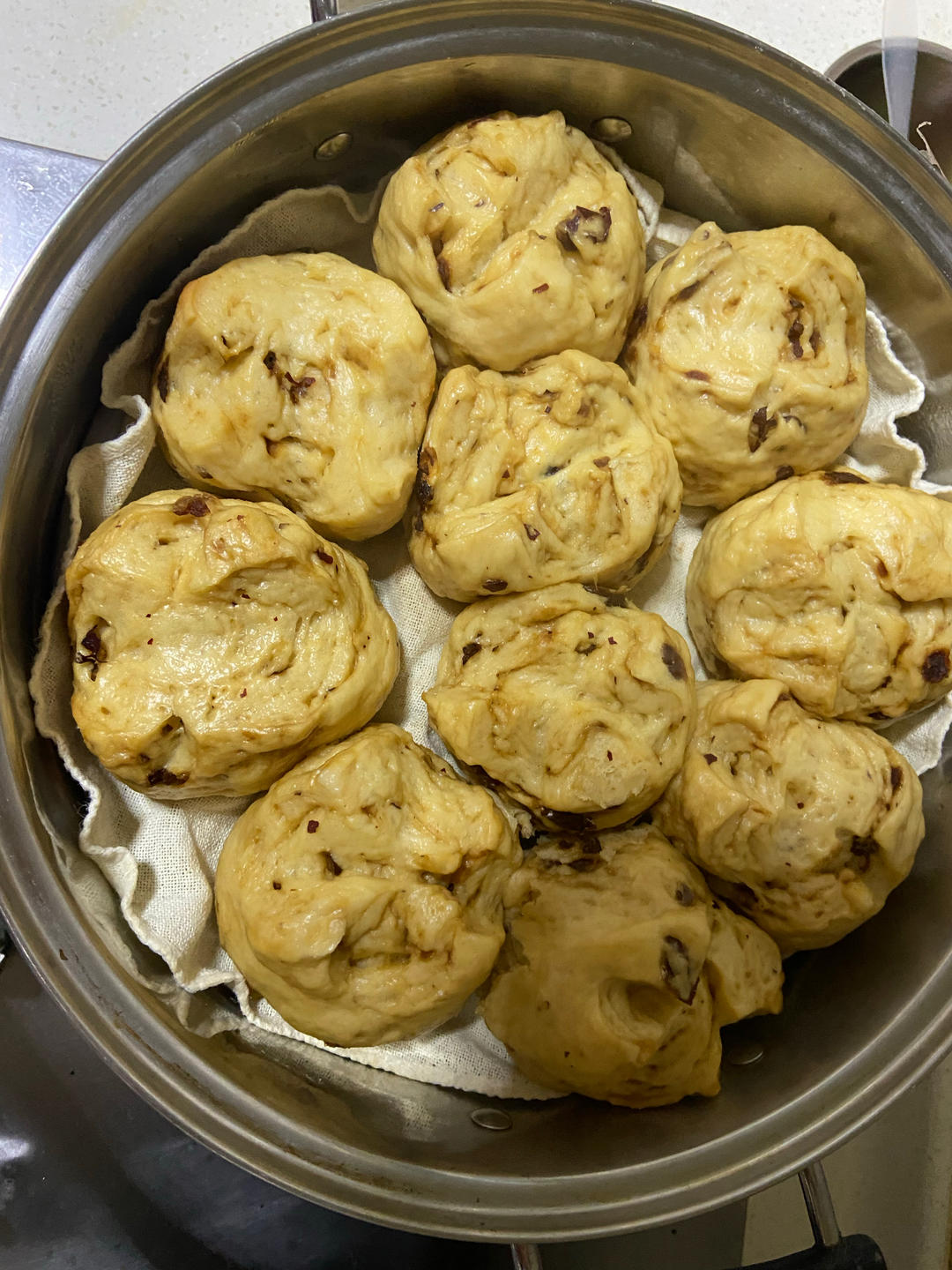 一直被模仿，从未被超越——自然开花红糖枣馒头（更加松软版）