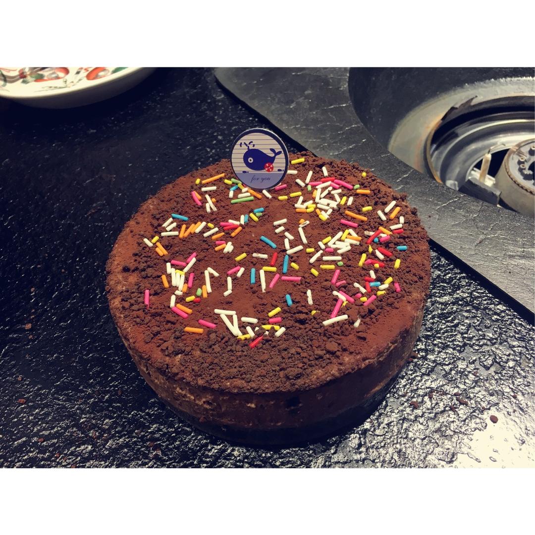 奥利奥巧克力芝士冰淇淋蛋糕