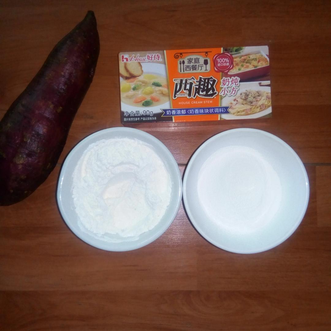 纯奶手撕吐司的做法 步骤1