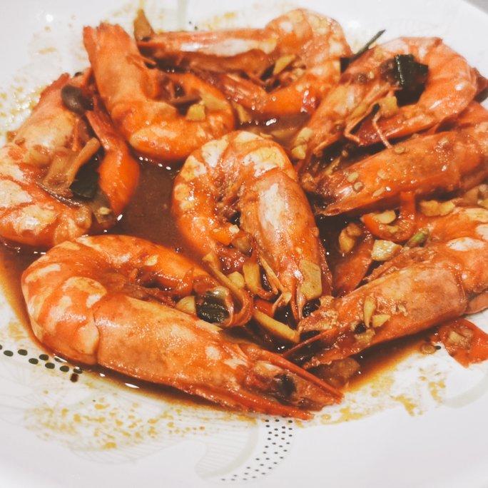 干烧大虾（黑虎虾）
