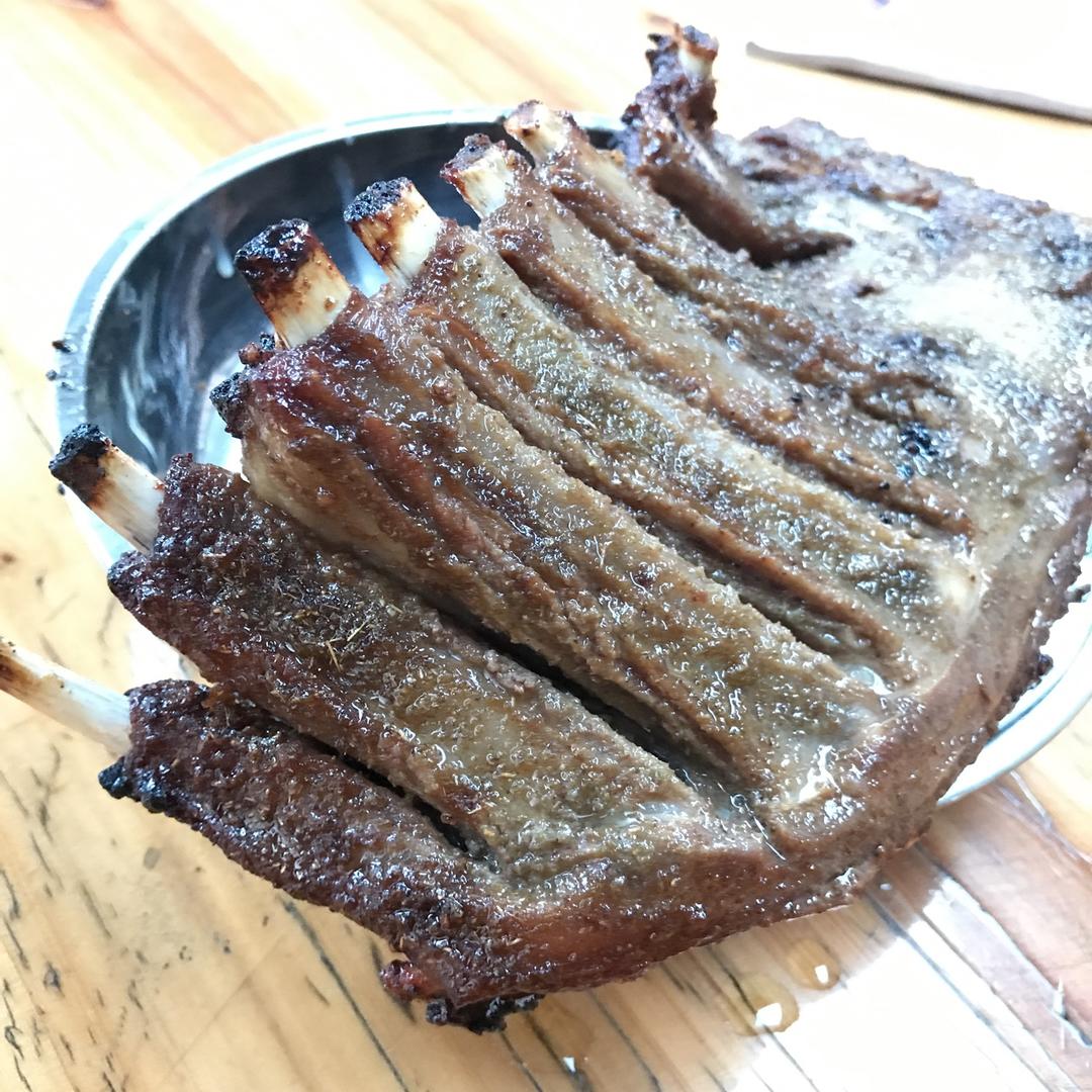 烤箱烤羊排