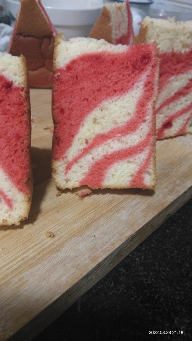 斑马纹酸奶蛋糕