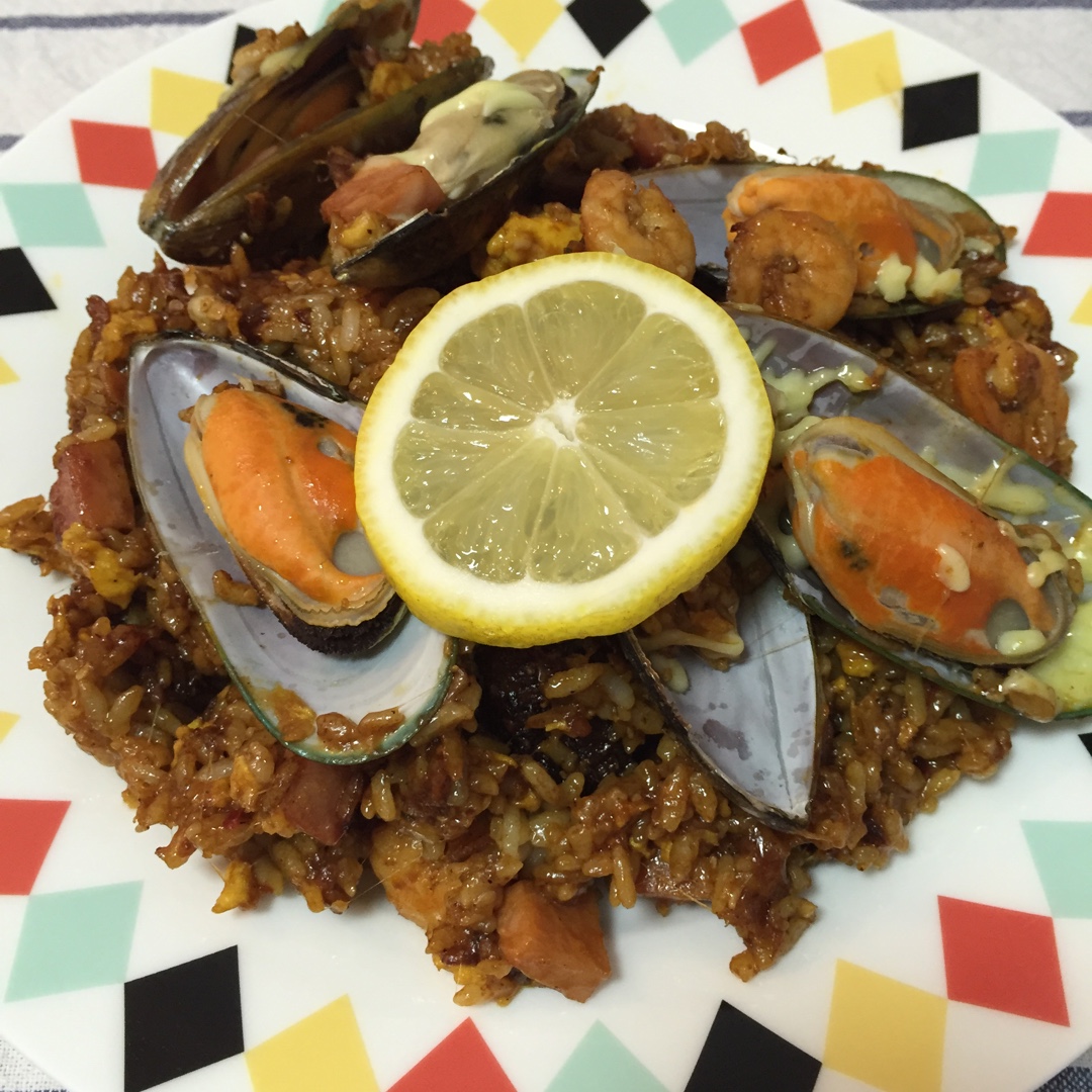 超浓芝士香肠炒饭