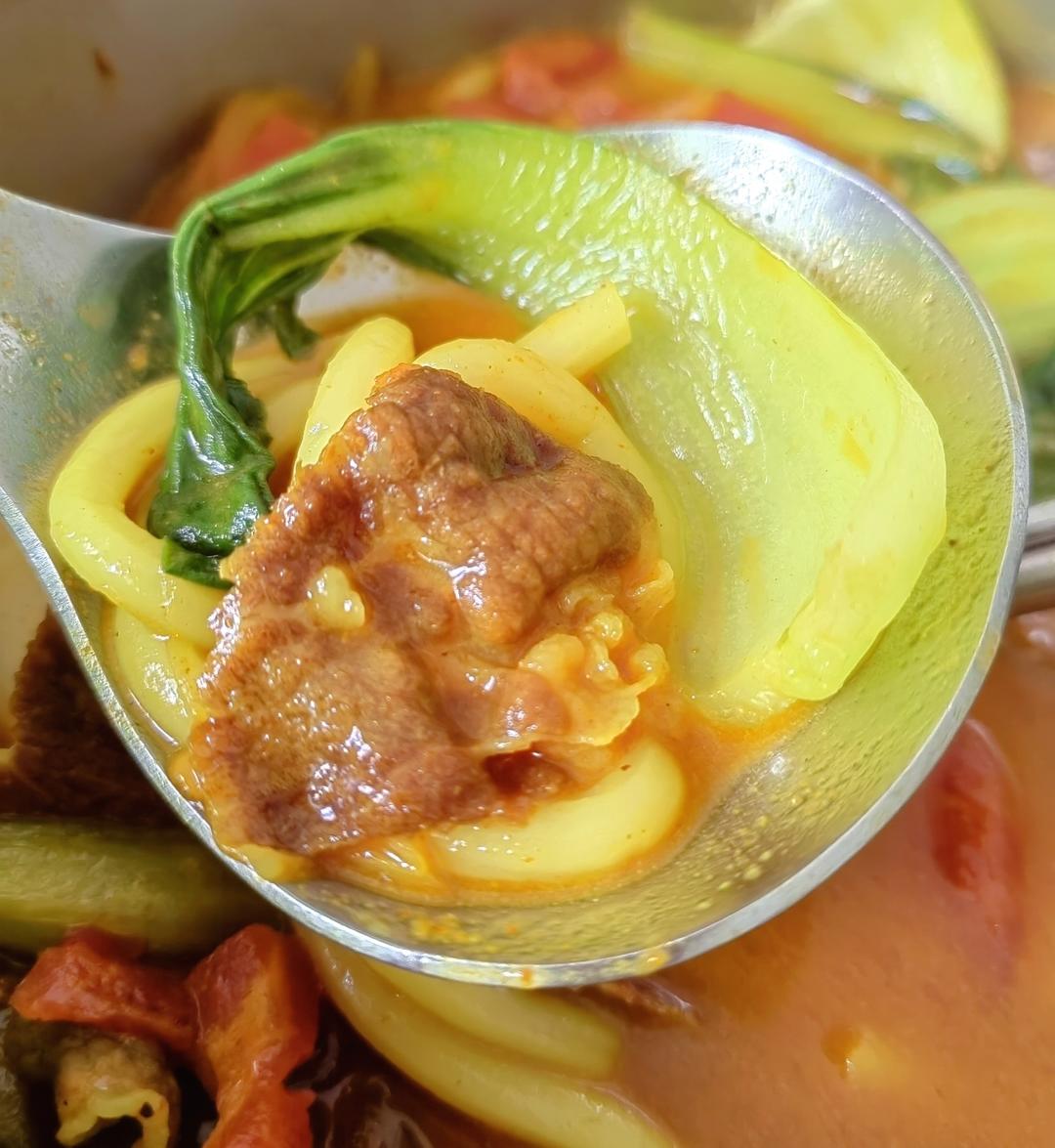 低卡快手咖喱乌冬的做法