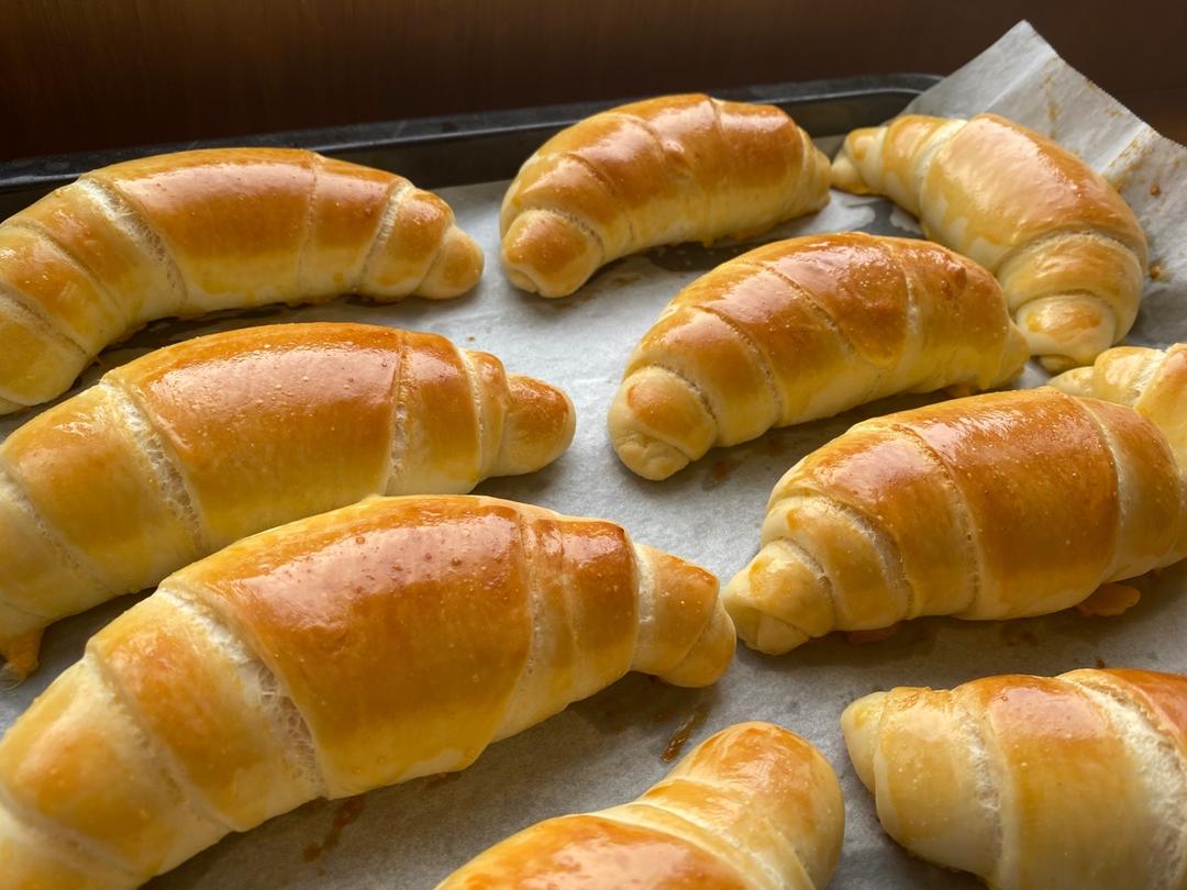 日式海盐可颂（咸可颂）-无需开酥，零失误的网红面包