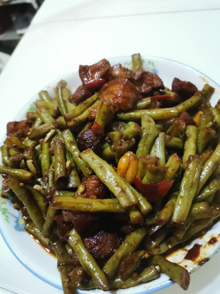豆角炒肉