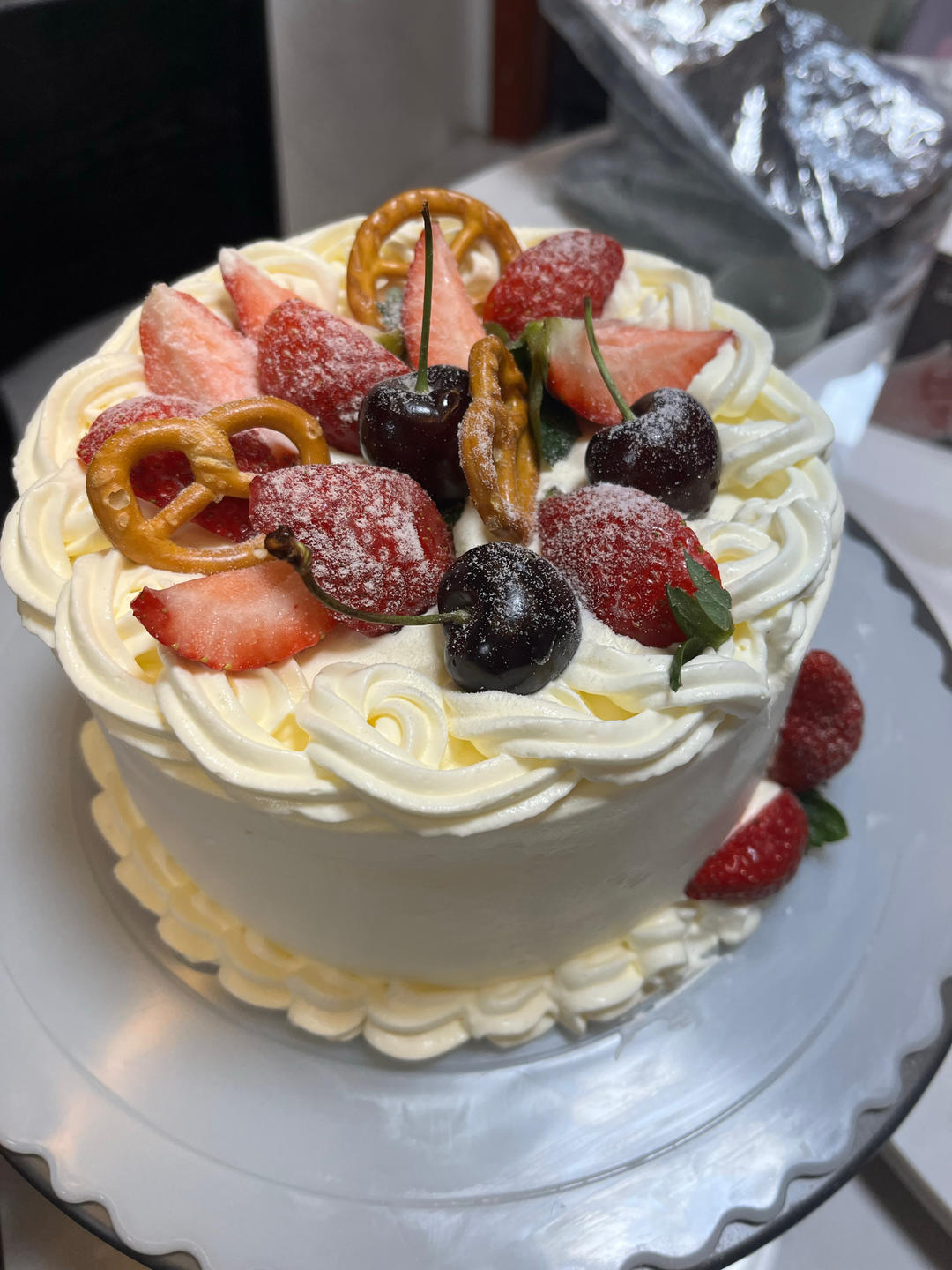 超柔软6寸戚风蛋糕(附8寸配方)零失败 超详细‼️含操作视频