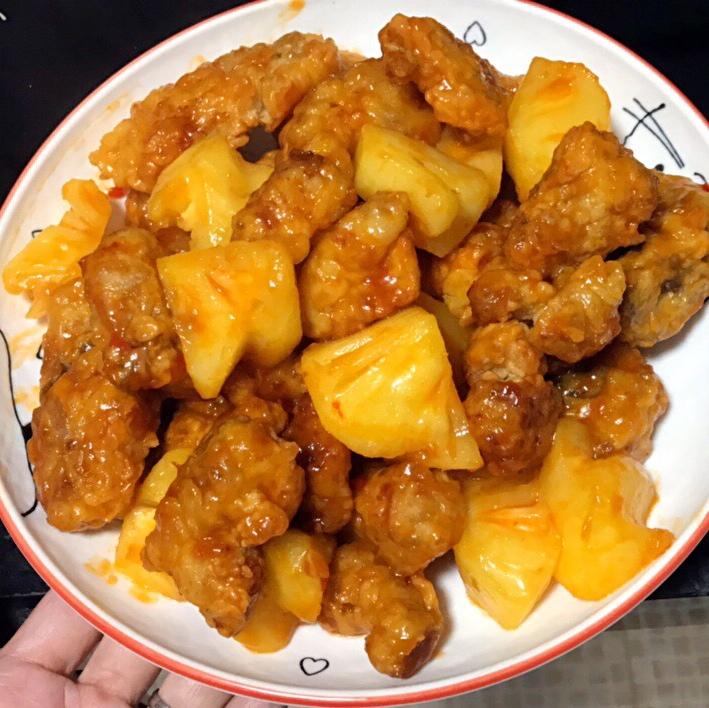 ct仔做的菠萝古老肉