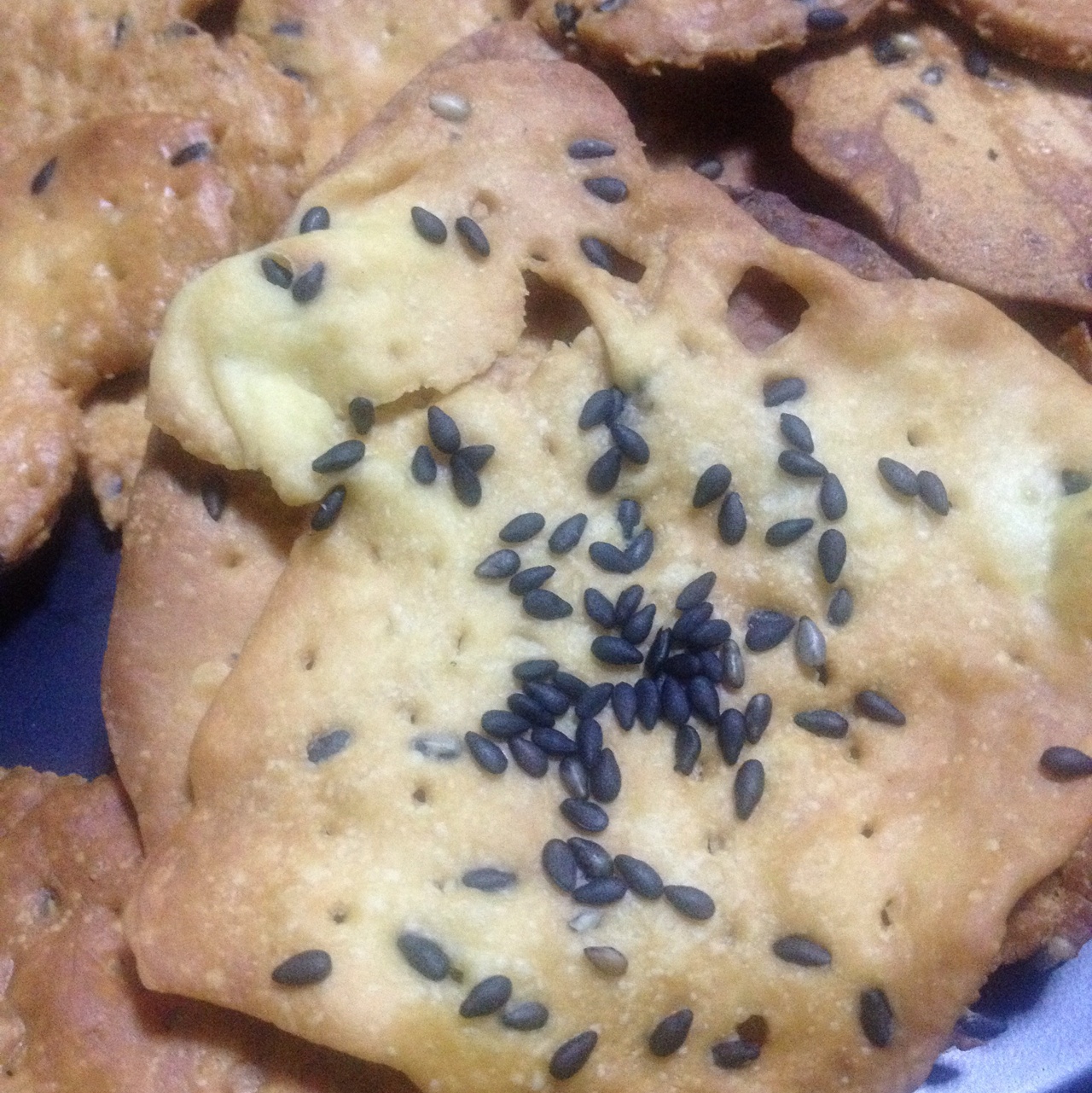 无糖芝麻苏打饼干