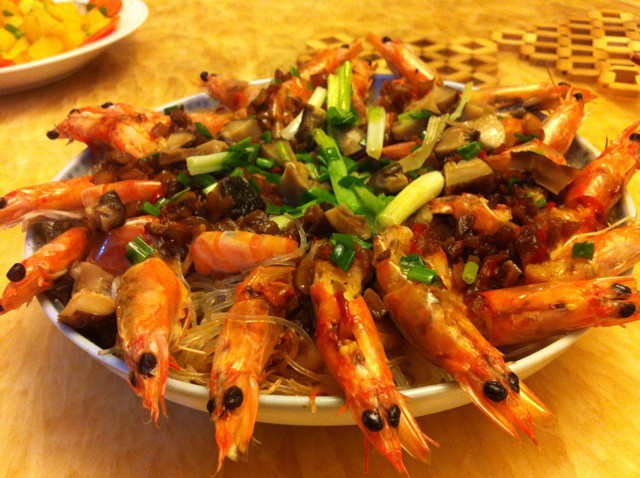 蒜蓉粉丝蒸虾