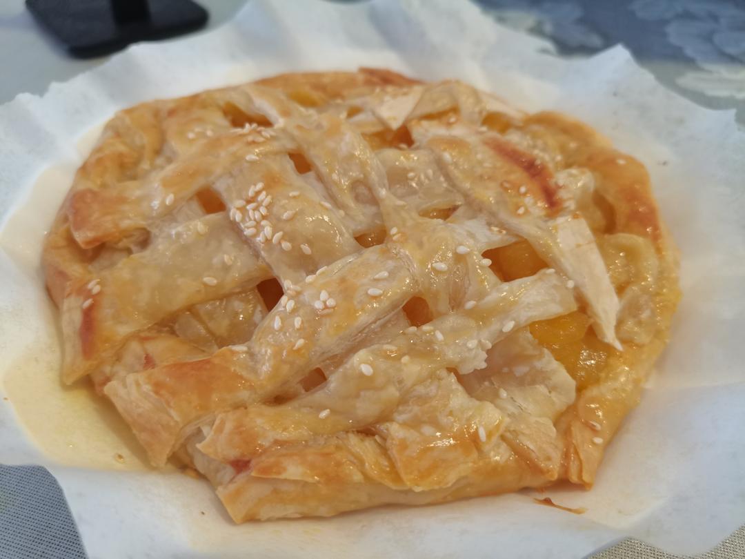 菠萝正当季，一定要试试这款手抓饼版的菠萝派