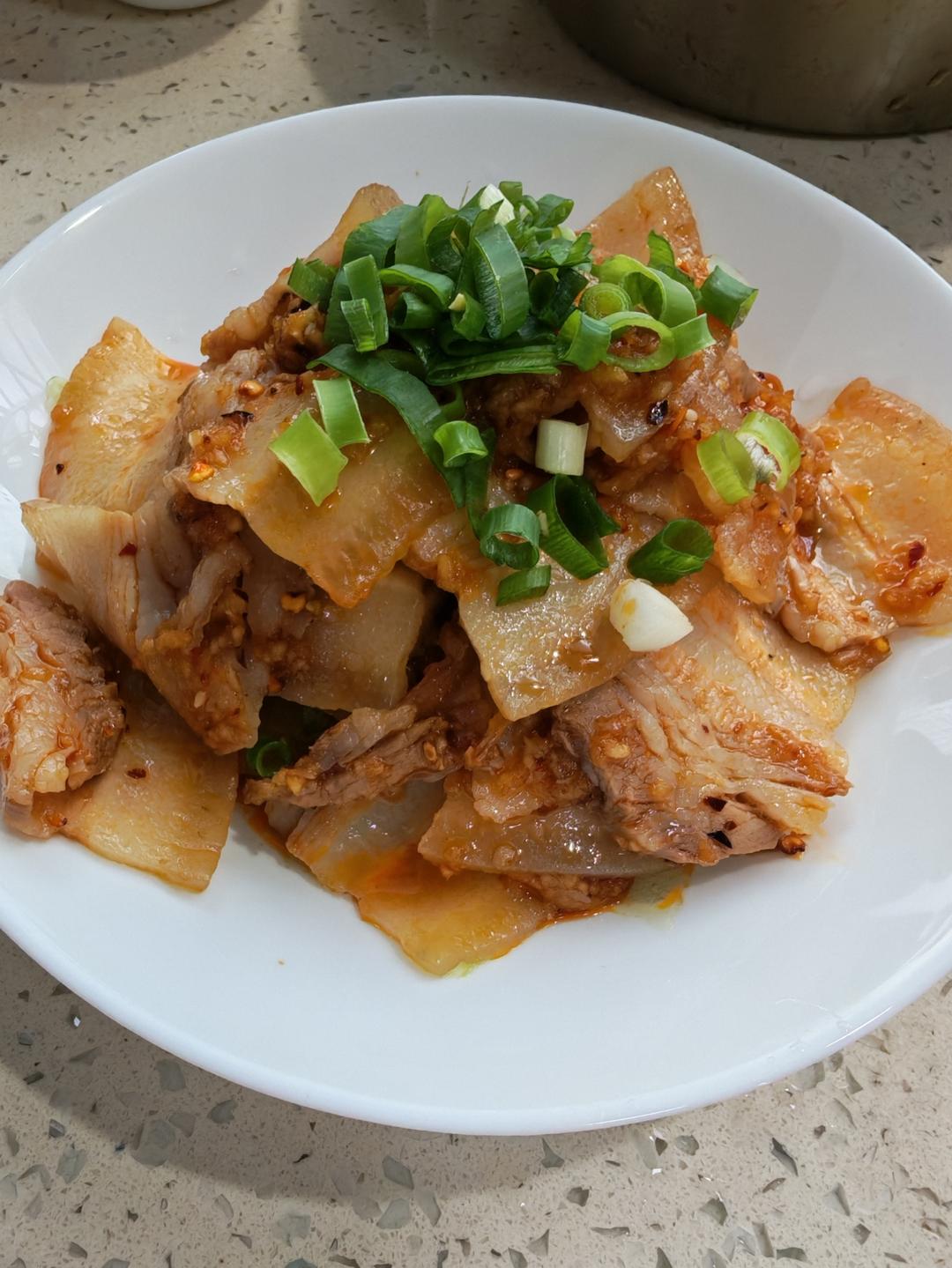 蒜泥白肉（川菜经典，简单易做）