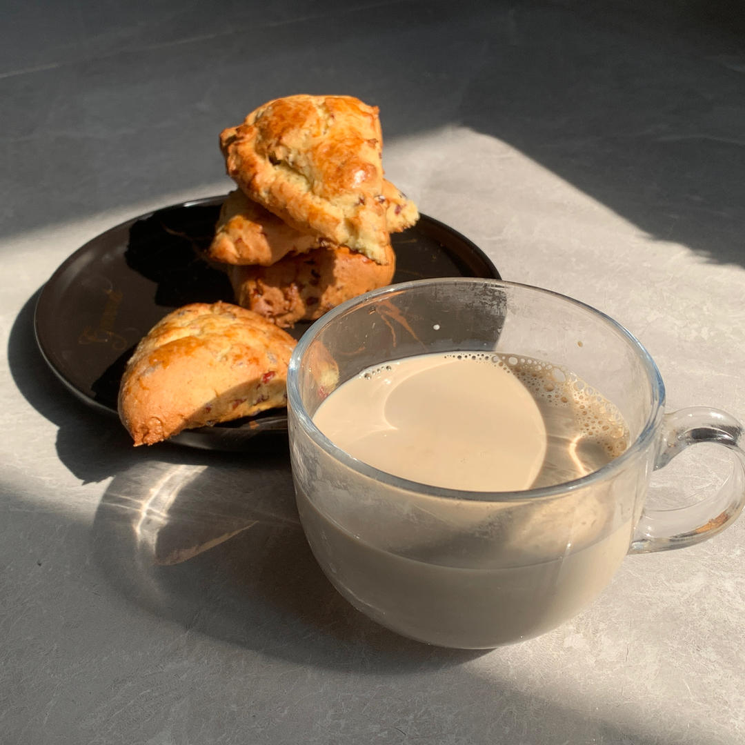 蔓越莓司康｜超快手0失败｜免打发｜免发酵｜只要搅一搅｜英式贵族下午茶