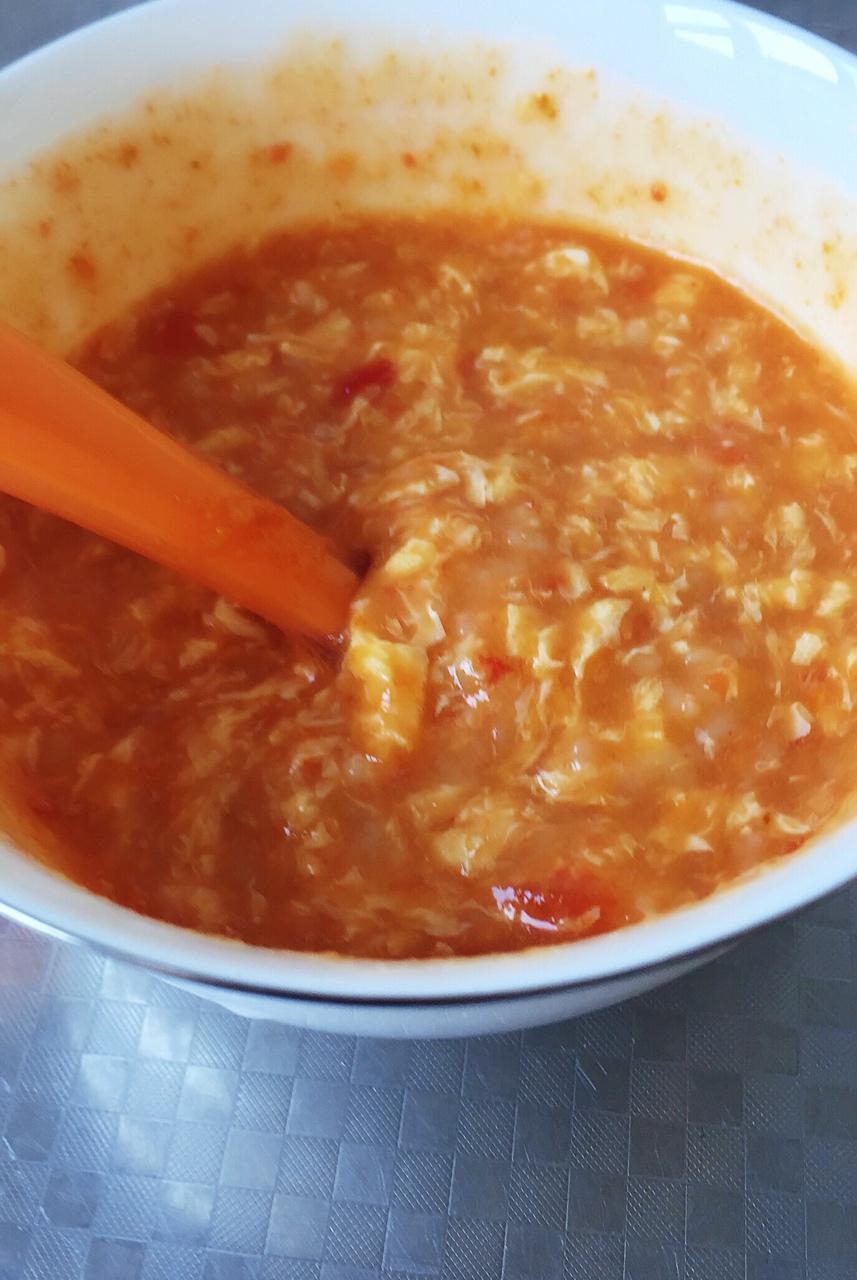 西红柿鸡蛋疙瘩汤