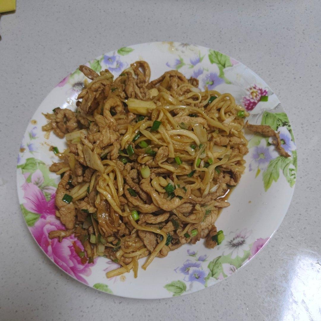 茭白炒肉丝