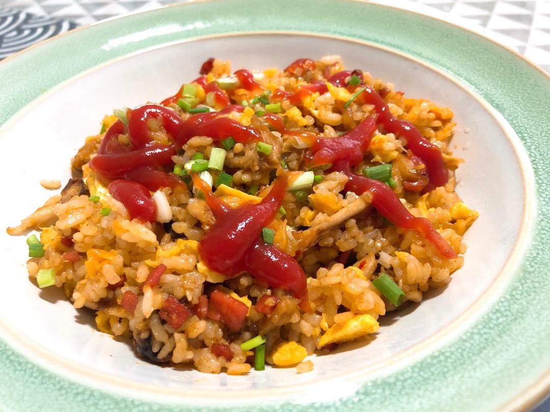 酱油培根蛋炒饭