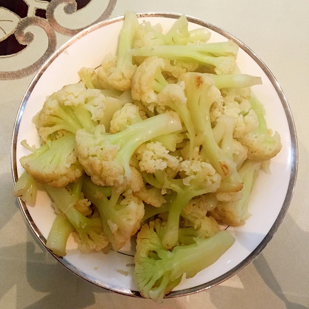 全职月哥二胎奶爸做的清炒菜花