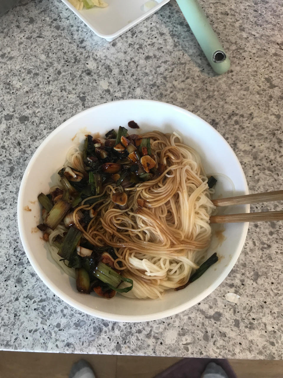 🔥连吃三碗都不够〰️葱油拌面🍜