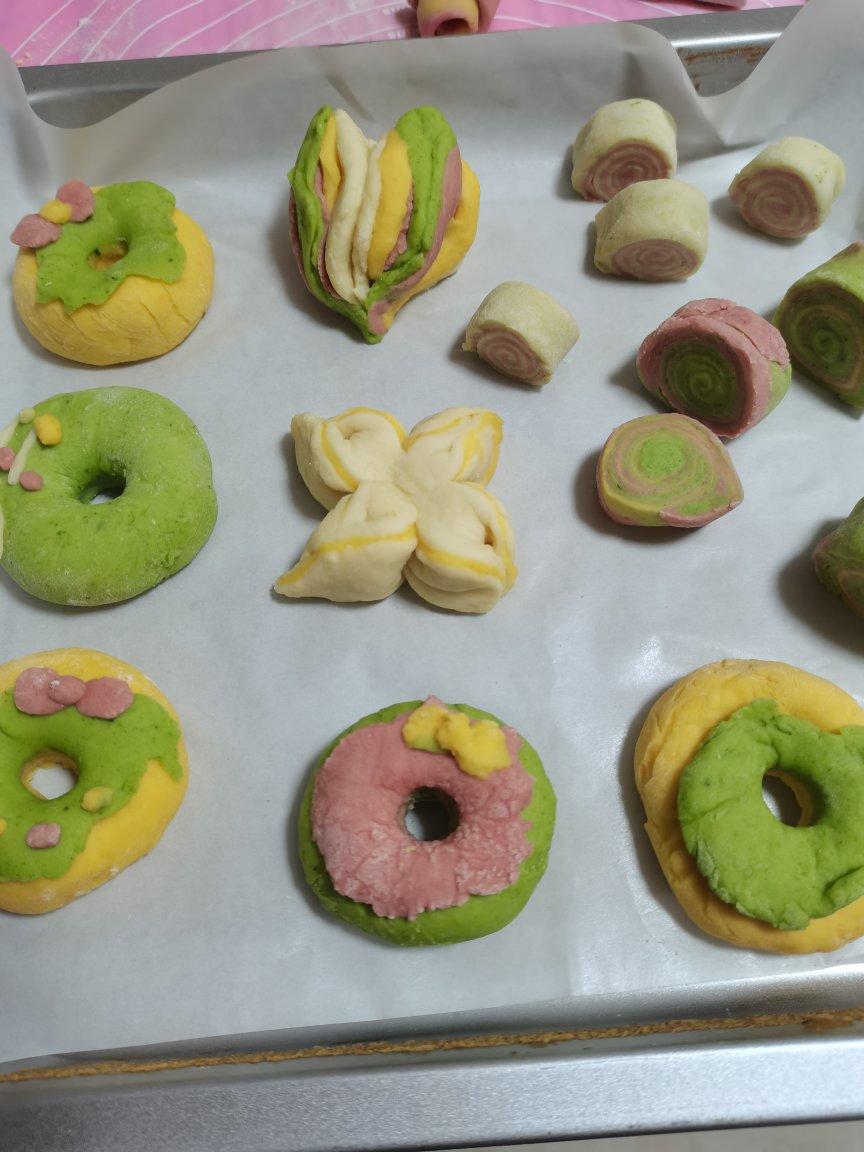 原创|超绝可爱甜甜圈造型馒头