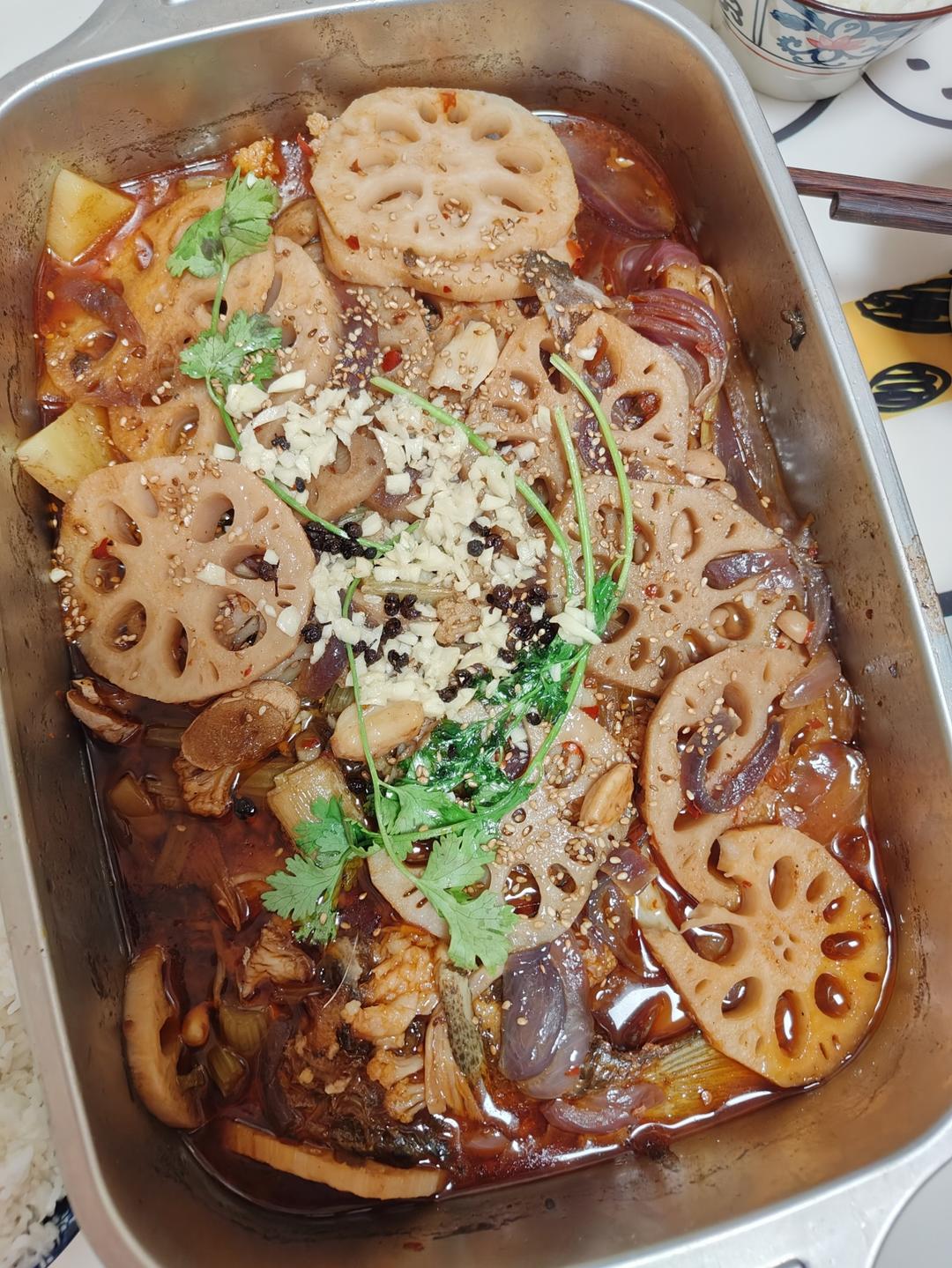 不用烤箱的烤鱼