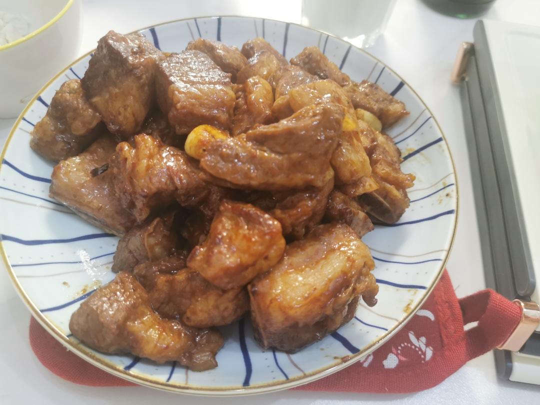 好吃到舔盘的蒜香黑椒牛肉粒