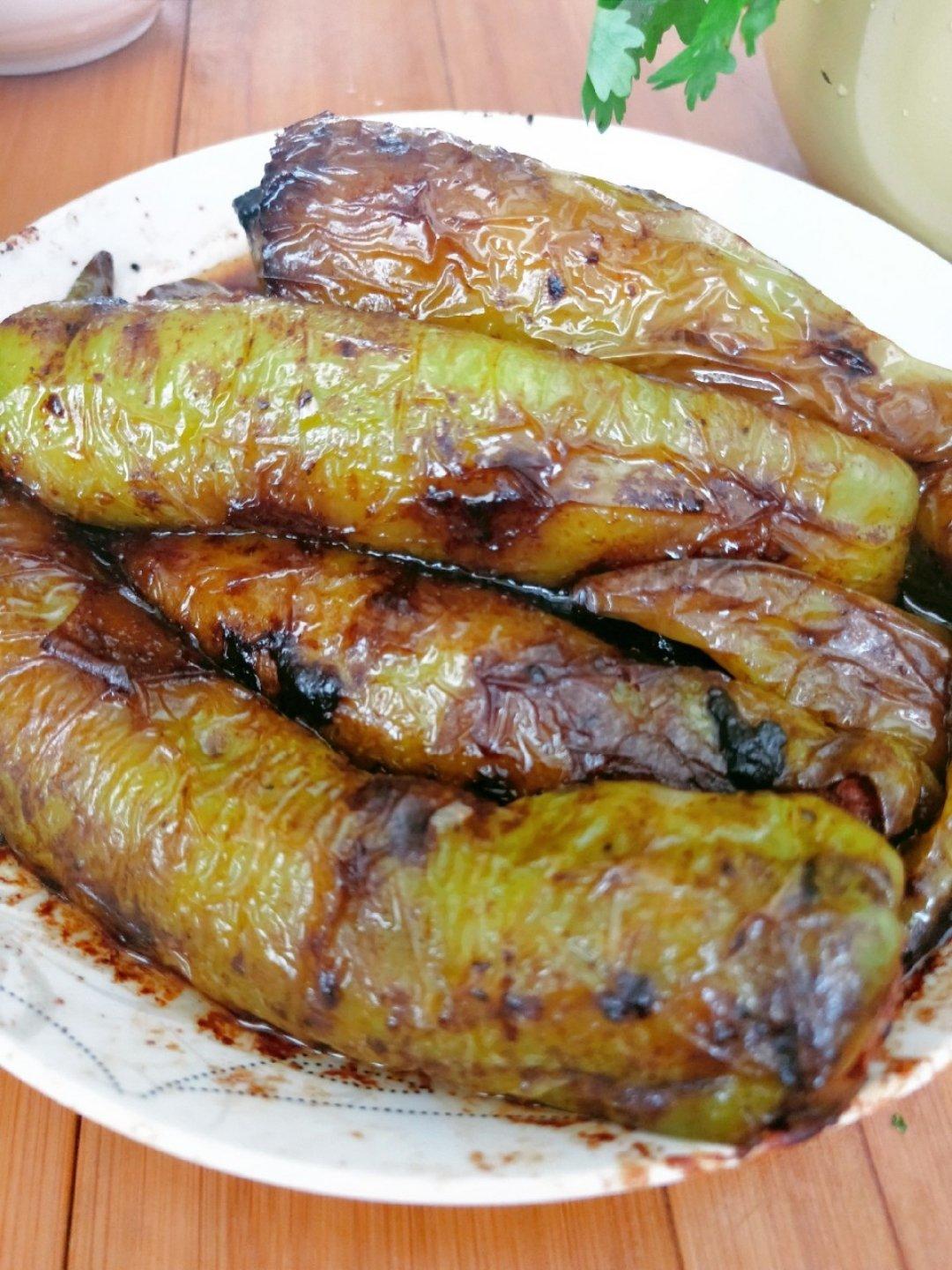 油焖肉馅尖椒