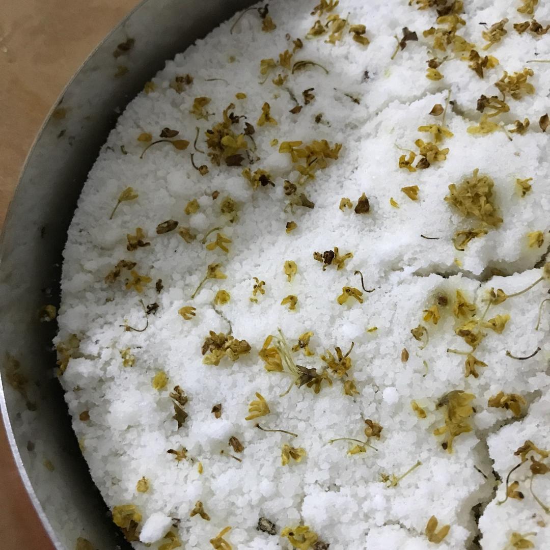 金秋桂语——桂花松糕