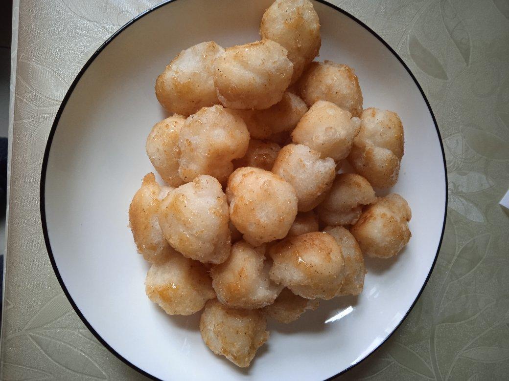 外脆内糯的炒汤圆