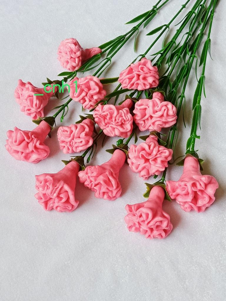 母亲节的鲜花康乃馨馒头 C *花儿馒头196的做法