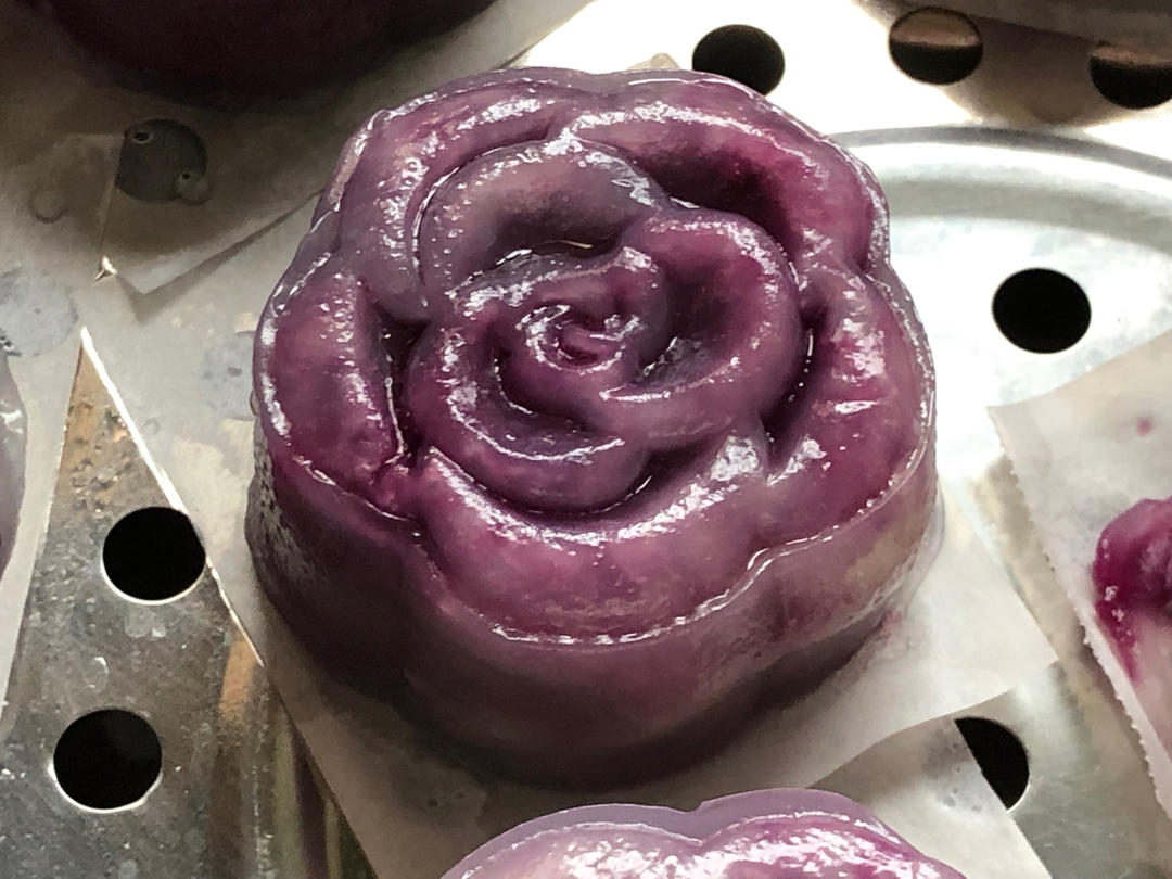 水晶紫薯糕