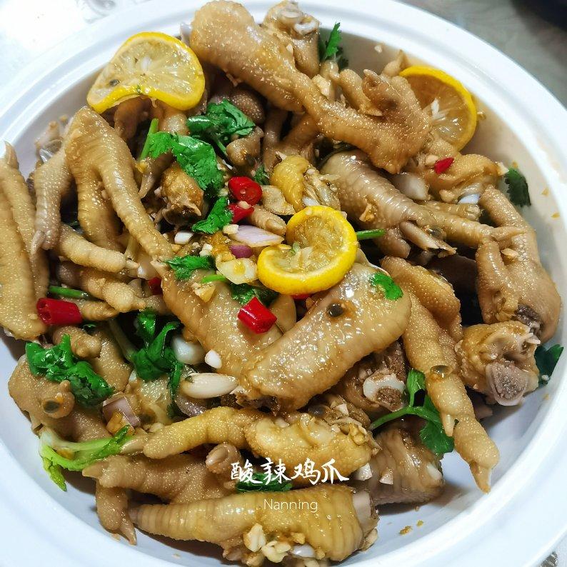 香辣蒜香凉拌爽脆鸡脚