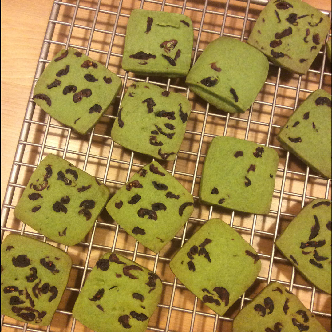 抹茶蜜豆曲奇