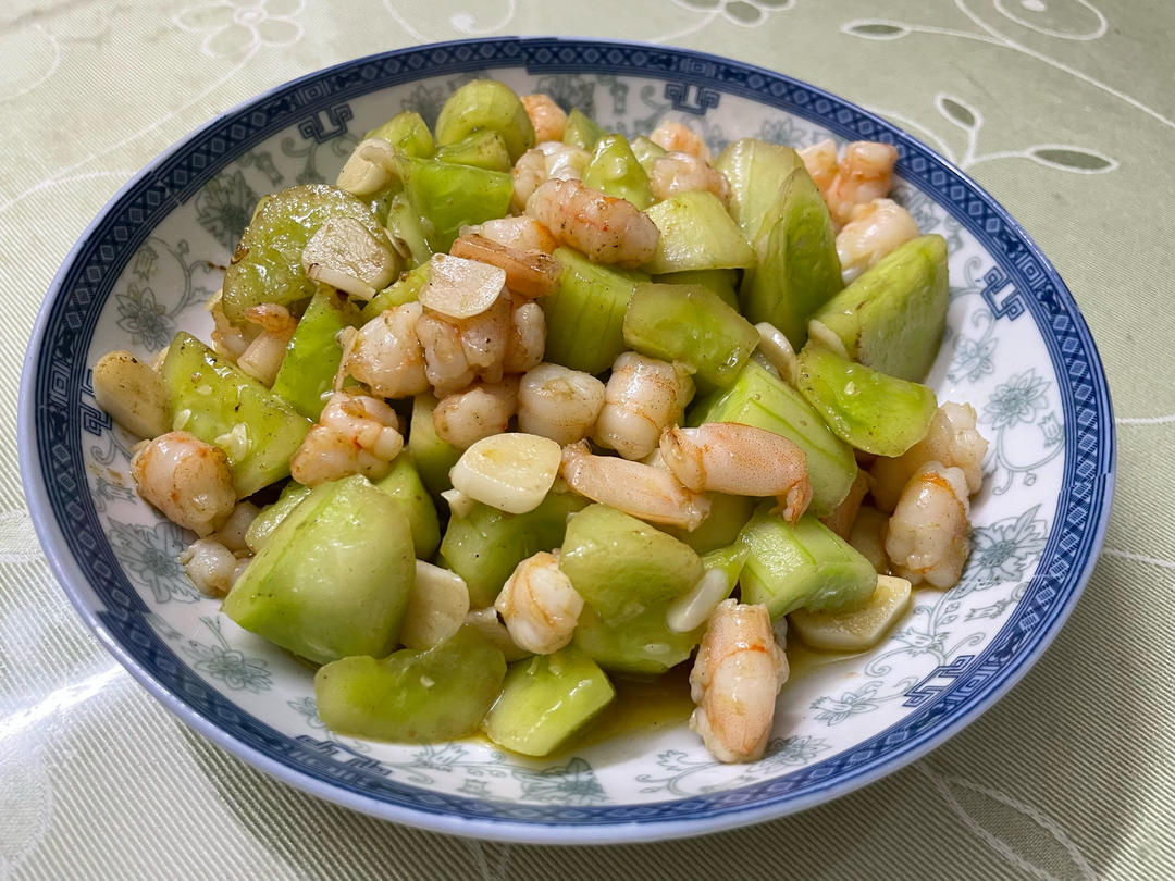 黄瓜炒虾仁