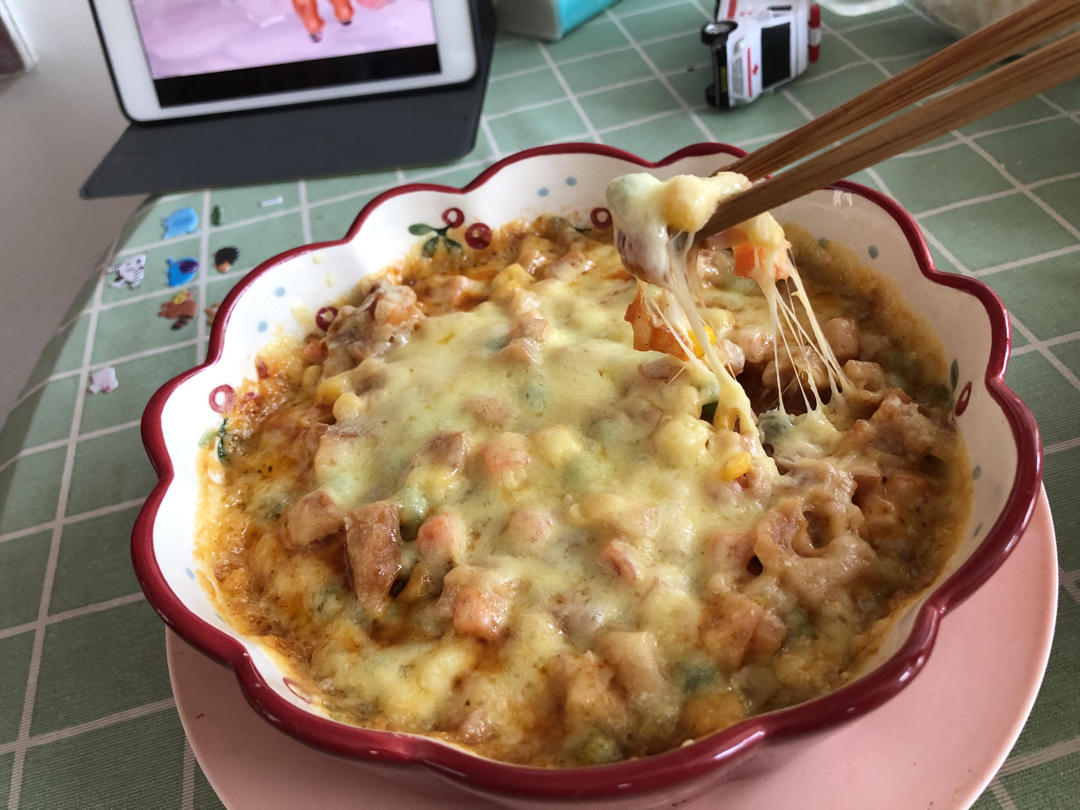 番茄满满🍅芝士焗饭
